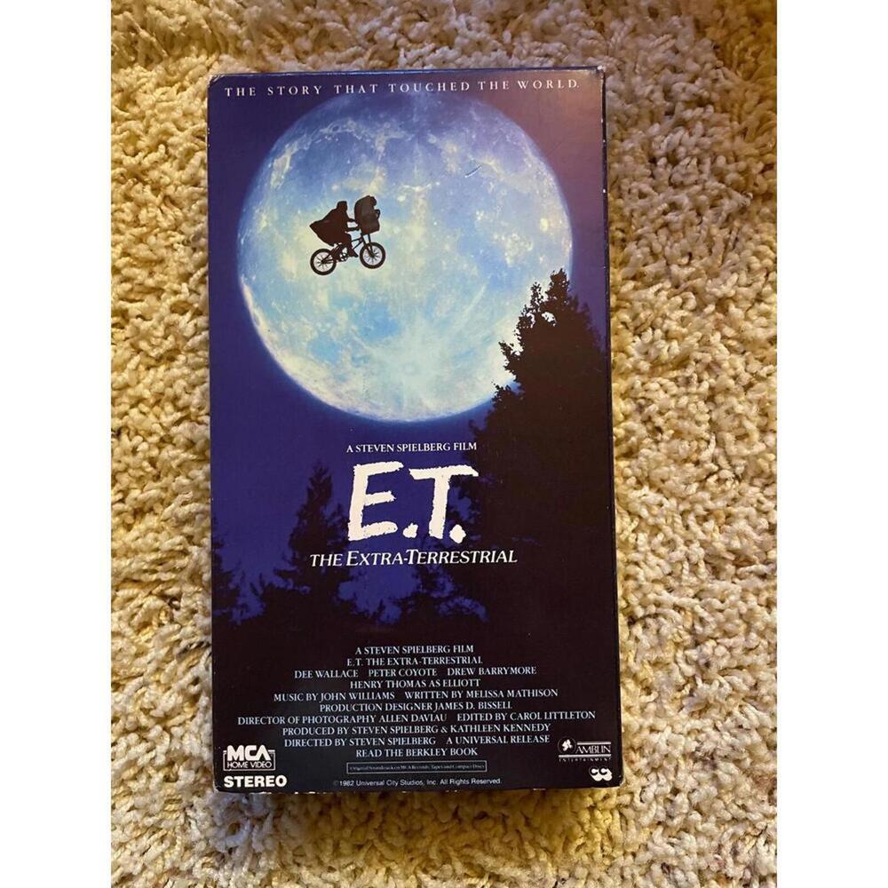 MCA Home Video "E.T the Extra-Terrestrial" 1982 Steven Spielberg VHS